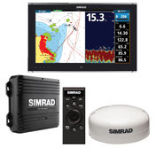 Simrad NSO evo2 Dual 19" Multi-Touch Monitor Bundle with OP50 & GS25 GPS Antenna