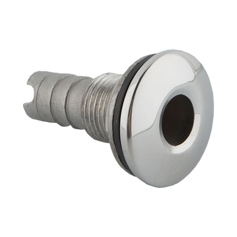 Whitecap Thru-Hull Fitting with Barb, 5/8" Hose, 2-1/4" Overall image number 2
