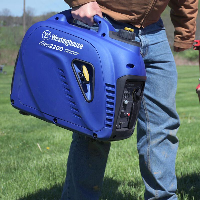 Westinghouse iGen2200 Portable Inverter Generator, 1800 Running Watts/2200 Peak Watts, Gas Powered image number 12