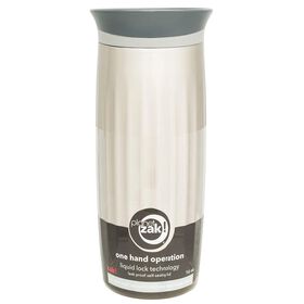 Fluted Stainless Steel Vacuum Tumbler, 16 oz, Stainless Steel