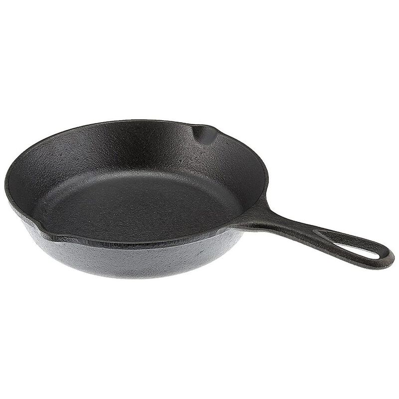 Lodge Cast Iron Seasoned Skillet with Assist Handle, 8" image number 1