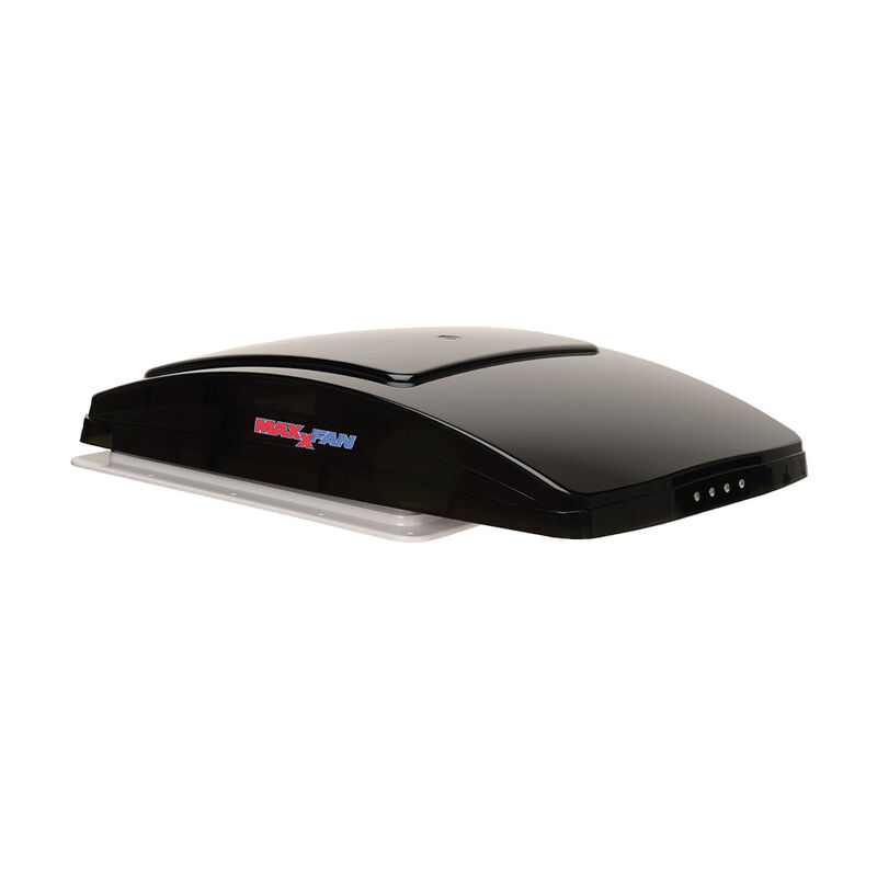 MaxxFan Deluxe Remote Control RV Ventilator System, Smoke Lid