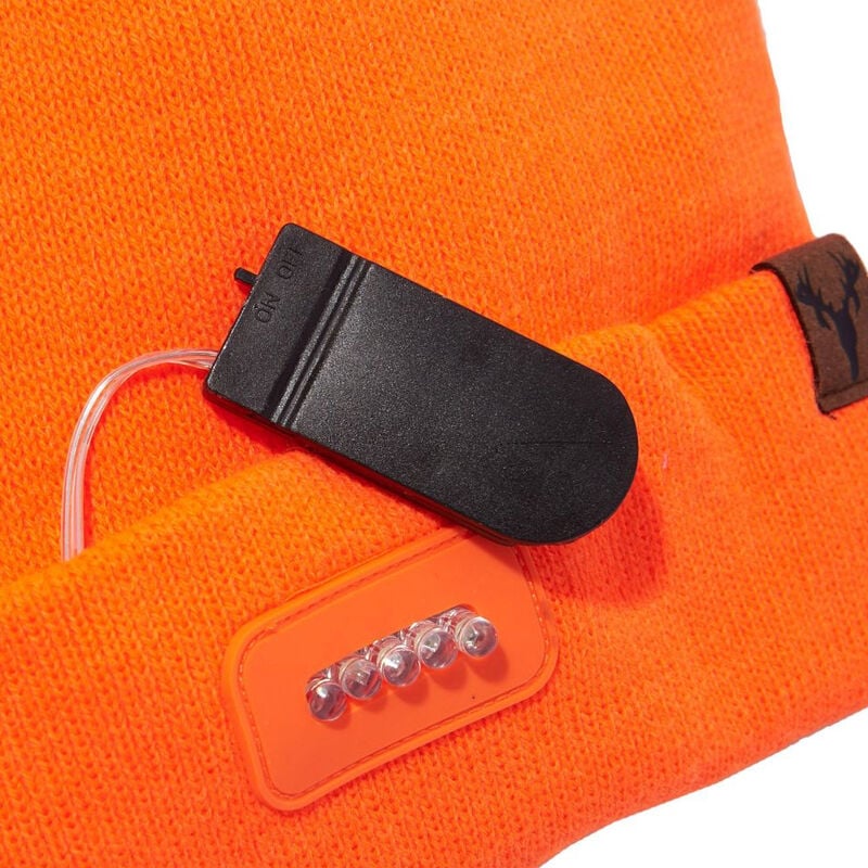 Igloos Men's Hat Knit Lighted Beanie  image number 2