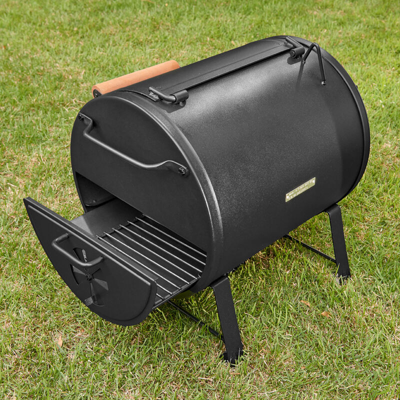 Char-Griller Side Fire Box / Tabletop Charcoal Grill, Wooden Handle image number 18