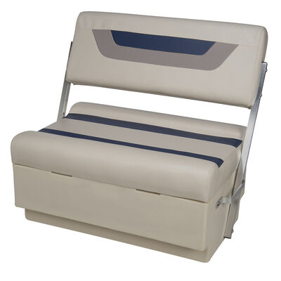 Toonmate Designer Pontoon Flip-Flop Seat, Platinum