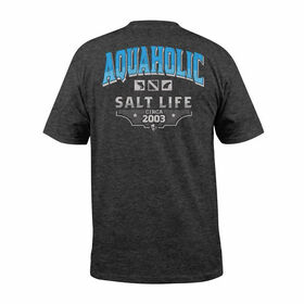 Salt Life Men's Aquaholic Icons Pocket Short-Sleeve Tee