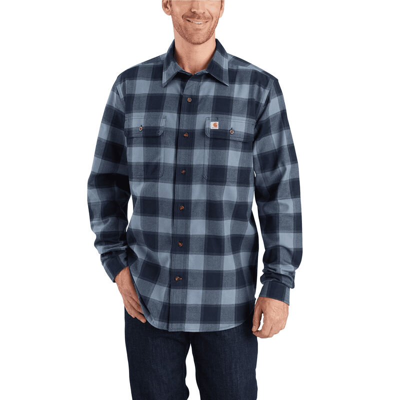 Carhartt Hubbard Flannel Long Sleeve Shirt image number 5