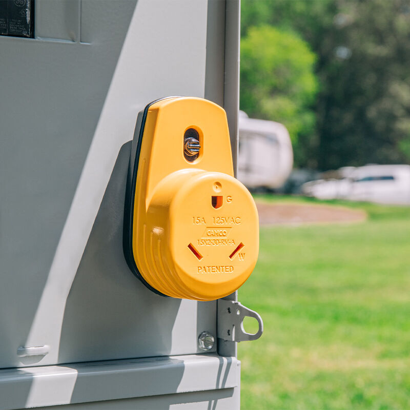 Camco PowerGrip Two Plug 15A to Single 30A Receptacle image number 4