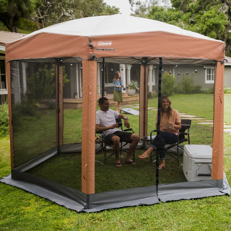 Coleman 12' x 10' Back Home Screened Canopy Sun Shelter with Instant Setup image number 4
