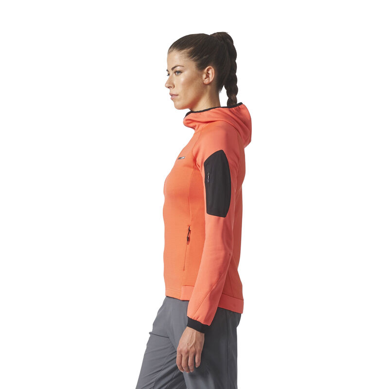 Adidas Women's Terrex Stockhorn Fleece Full-Zip Hoodie image number 4