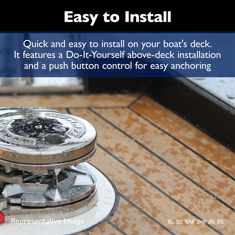 Lewmar Pro Sport 550 12V, 1/4" Gypsy image number 6