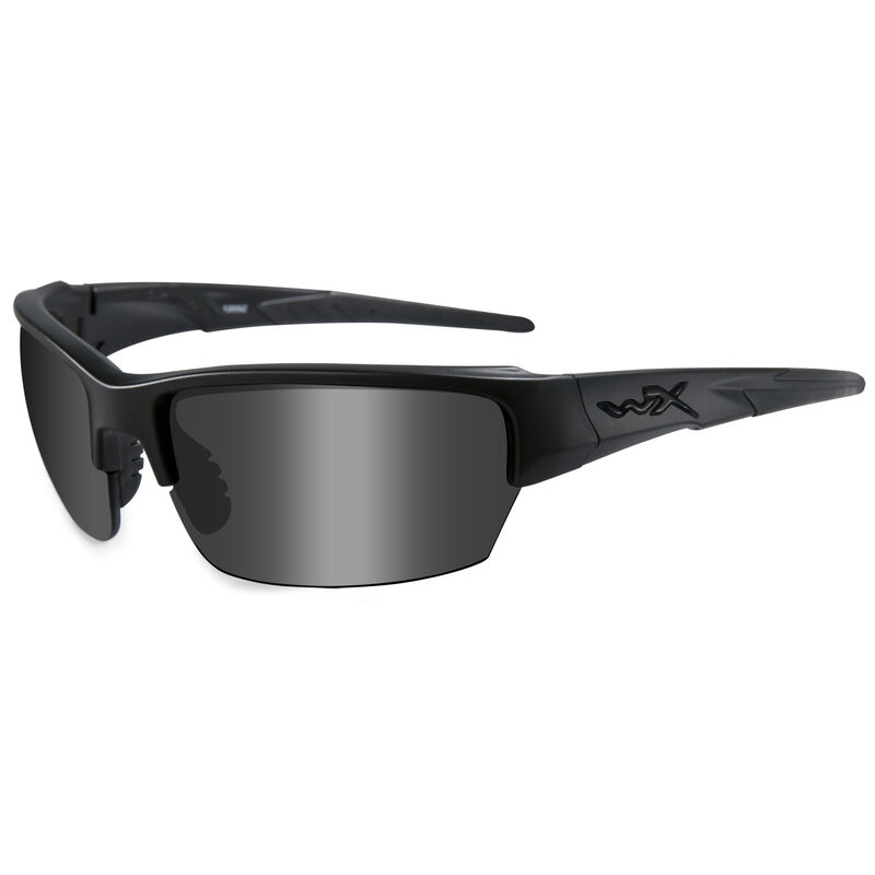 Wiley X Saint Sunglasses, Smoke Gray Lens/Black Frame image number 1
