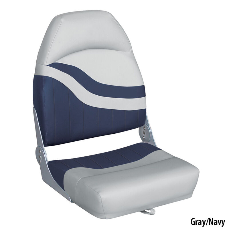 Wise Weekender Series Fish 'N Ski Boat High-Back Fold-Down Seat image number 12