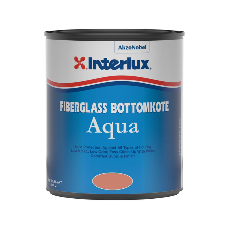 Interlux Fiberglass Bottomkote Aqua, Quart image number 5