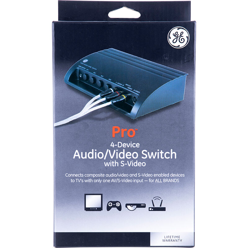 GE Pro 4-Device Audio/Video Switch with S-Video image number 5