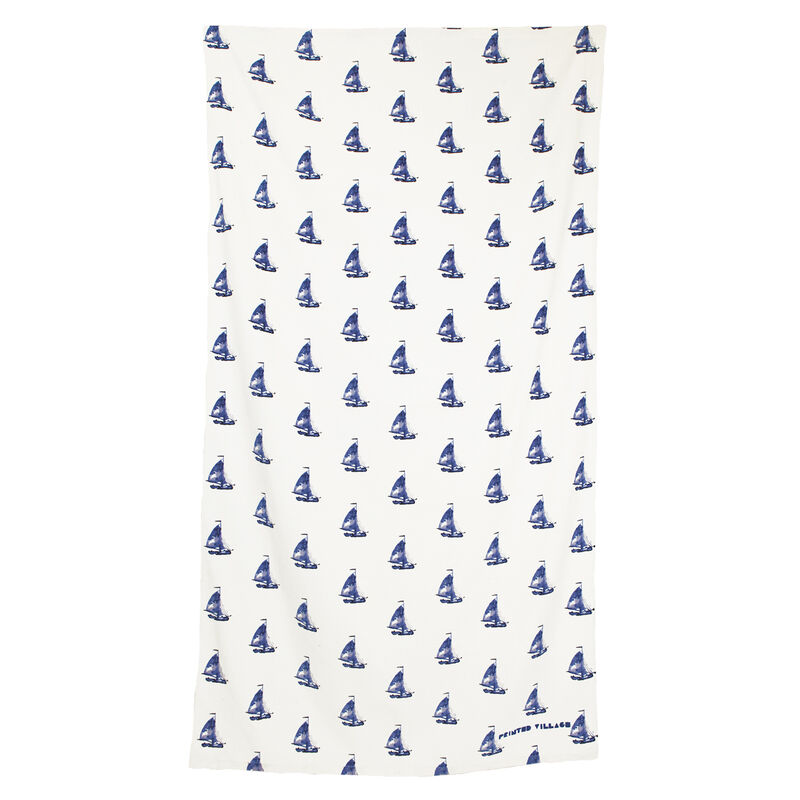 Printed Village Beach Towel image number 41