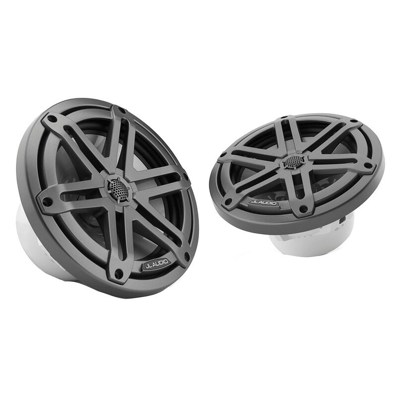 JL Audio M3 Series 7.7" Marine Coaxial Speakers w/ Grey Metallic Sport Grilles