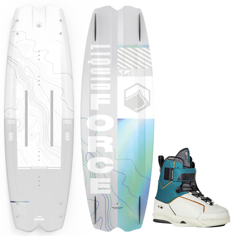 Liquid Force Remedy Aero 142 Wakeboard with Pulse 6X Bindings image number 1