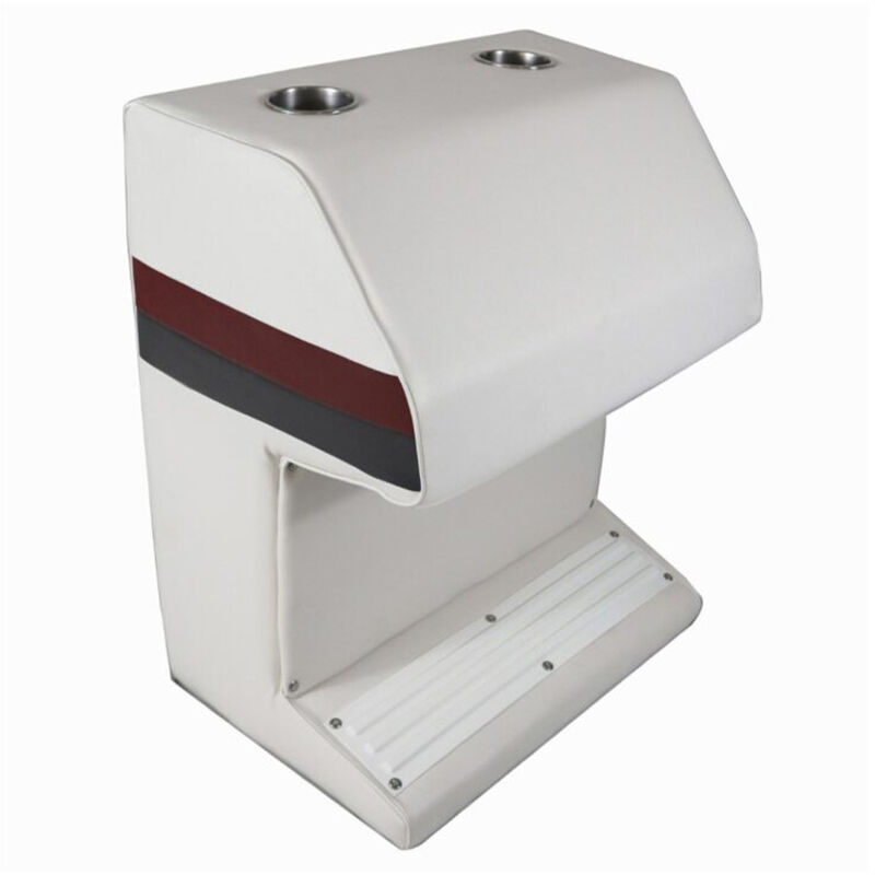 Horizon Manufacturing Premium Series Pontoon Captain Steering Stand - White/Red/Charcoal