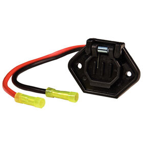 Sierra 10-Gauge Trolling Motor Plug And Socket, Female 2-Prong
