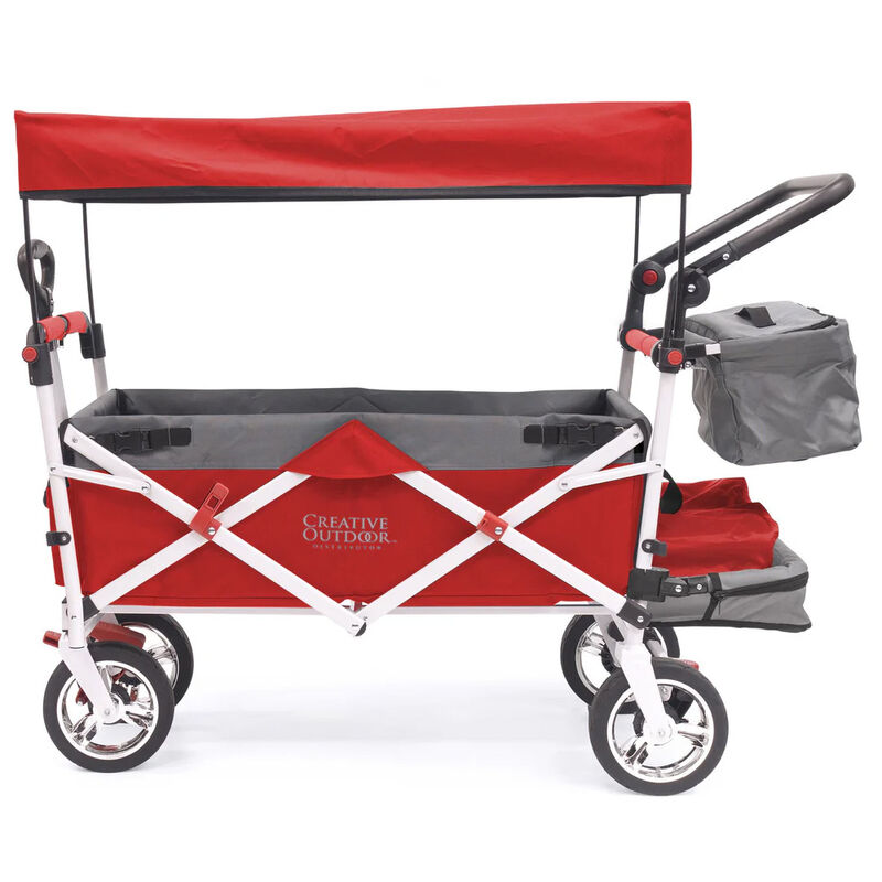 Creative Wagon Silver Series Stroller Push/Pull Folding Wagon
