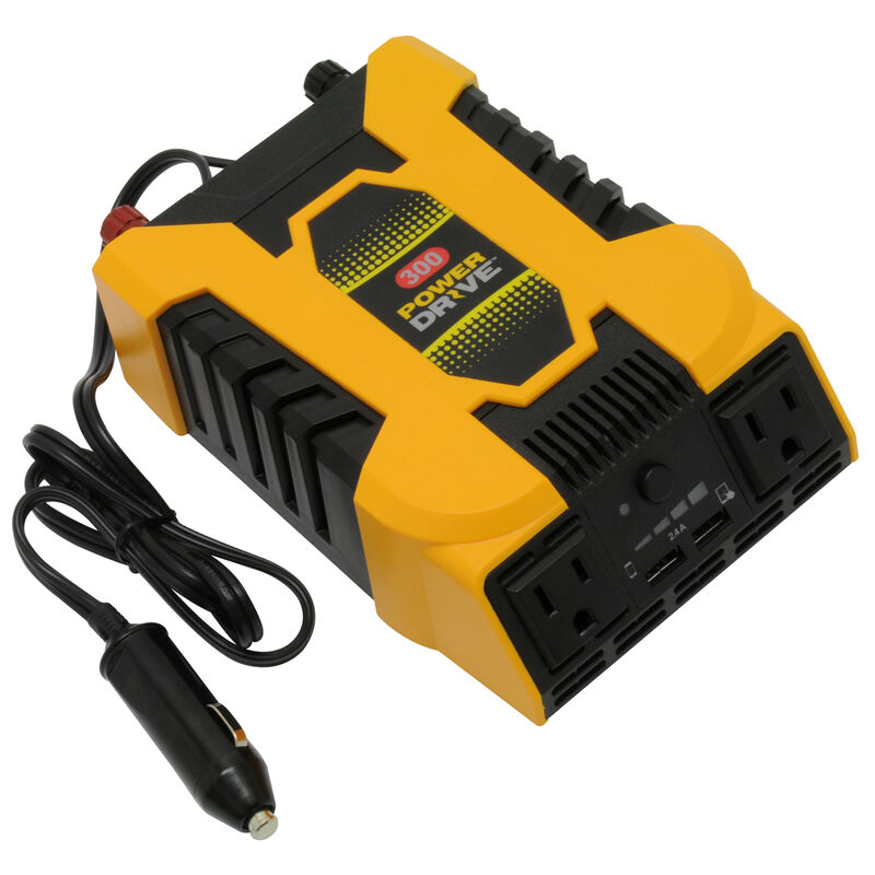 PowerDrive 300-Watt Inverter With 2V/Direct Connect And AC/USB Ports image number 5