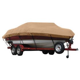 Exact Fit Covermate Sunbrella Boat Cover for Avon Sr4.00 Sea Rider Dlx  Sr4.00 Sea Rider Dlx W/Shield O/B. Beige