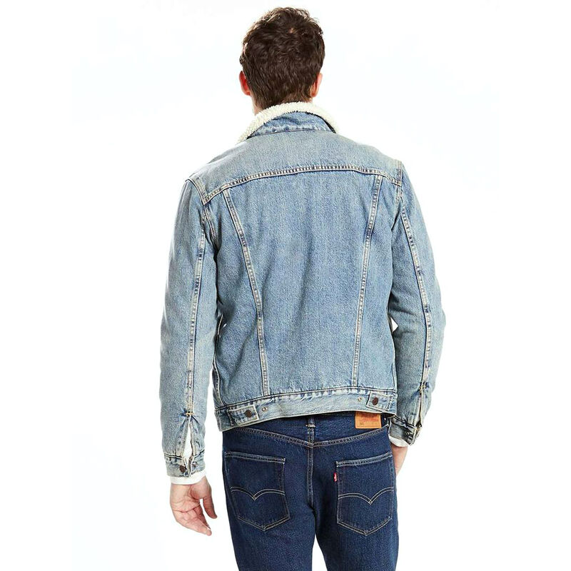 Levi's Men's Sherpa Trucker Jacket III image number 4