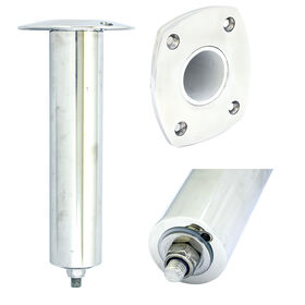 Tigress 4-Hole Rectangular Head Swivel-Base 0&deg; Rod Holder, 10-1/2"L