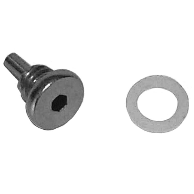 Sierra E-Tec Drain Screw With Magnet For OMC Engine, Sierra Part #18-4249 image number 1