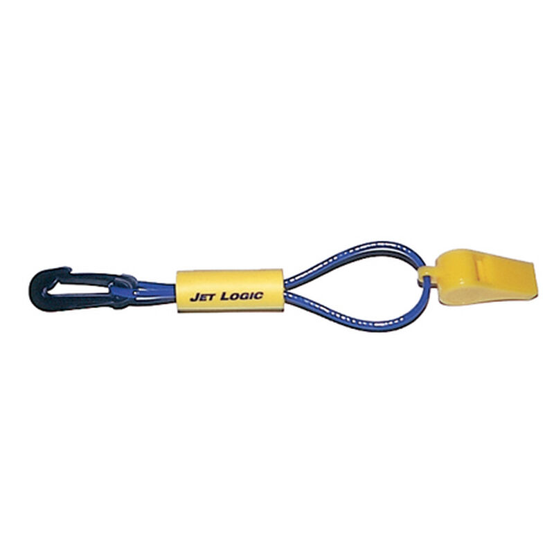 Safety Whistle On Floating Lanyard, purple/yellow image number 1