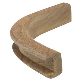 Whitecap Teak 1/2" Track Inside Corner Bulkhead Molding