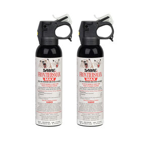 SABRE Frontiersman Max 7.9-oz. Bear Spray and Mountain Lion Spray, 2-Pack