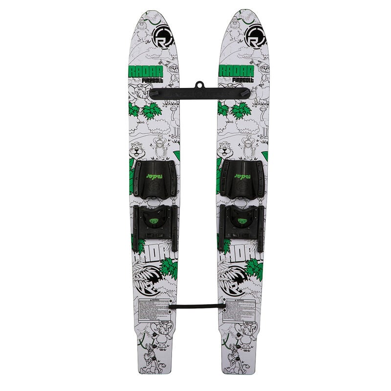 Radar Factory Blemish Firebolt Trainer Skis with Adjustable Child Horseshoe Bindings image number 1