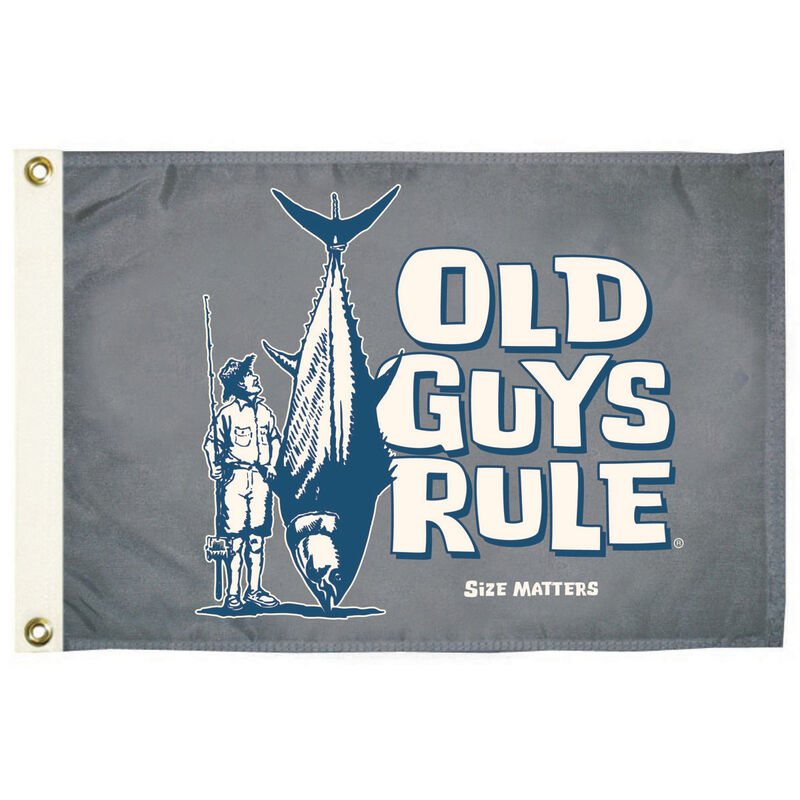 Old Guys Rule Flag, Size Matters image number 1