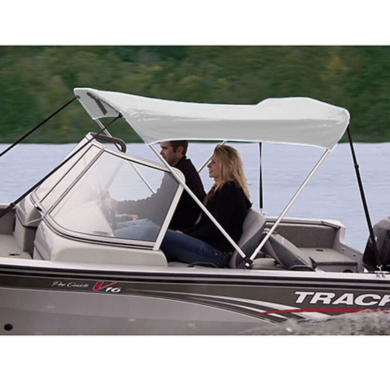 Shademate Sunbrella Stainless 2-Bow Bimini Top 5'6''L x 42''H 67''-72'' Wide image number 10