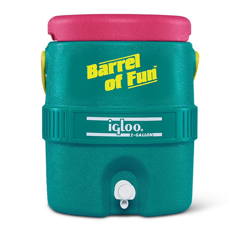 Igloo Retro Barrel of Fun 2-Gallon Jug image number 1