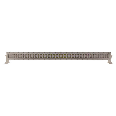 New - 40inch Marine Grade Wrap Around White Shell Dual Row Light Bar with 240-Watt 80 x 3W High Intensity CREE LEDs