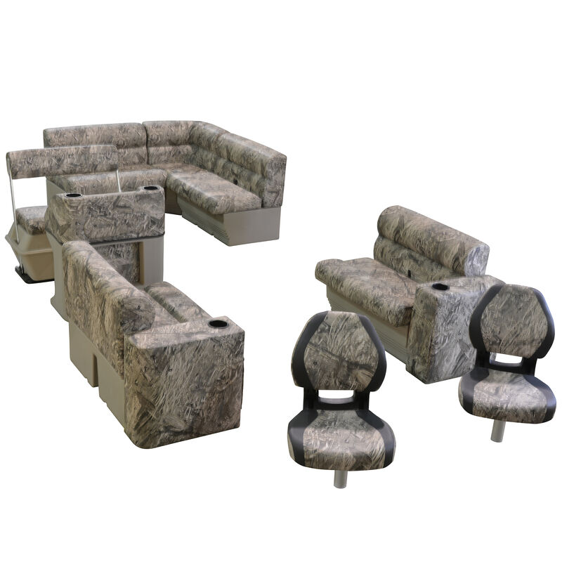 Toonmate Scout Series Premium Pontoon Furniture Fishing Package image number 1