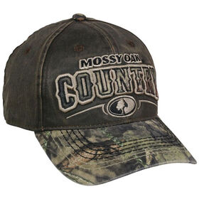 Mossy Oak County Logo Two-Tone Camo Cap