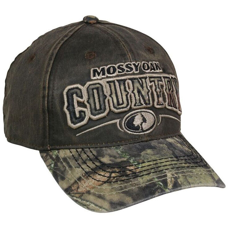 Mossy Oak County Logo Two-Tone Camo Cap image number 1