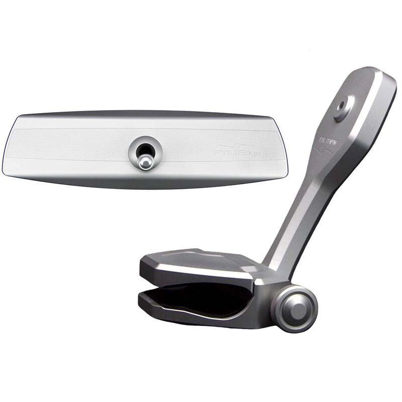 PTM Watersports Mirror/Bracket Kit w/ VR-140 Elite Mirror & ZXR-320 (Silver)