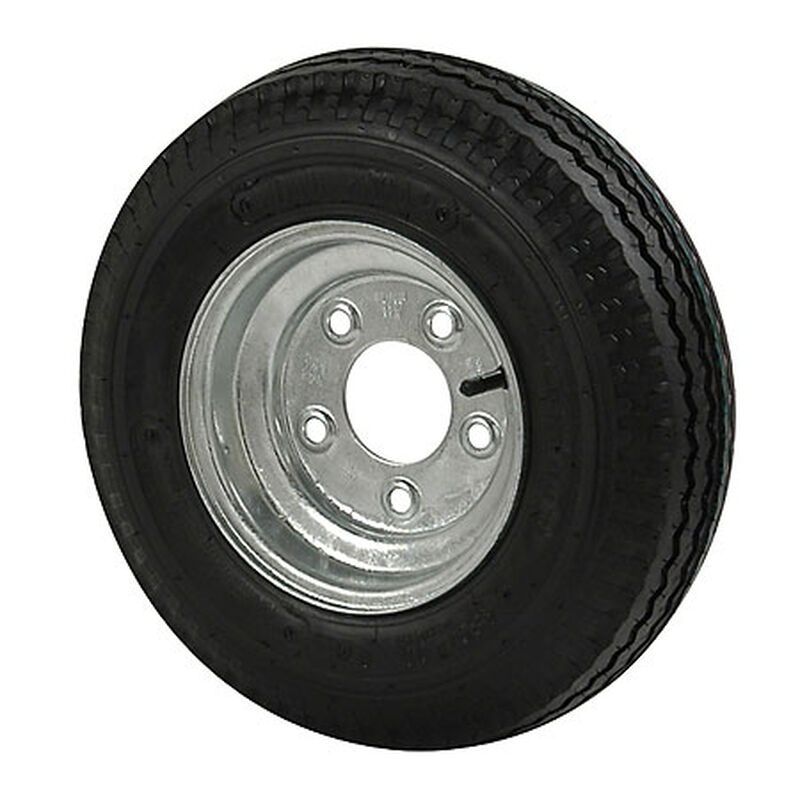 Kenda Loadstar 5.70 x 8 Bias Trailer Tire w/5-Lug Standard Galvanized Rim image number 1