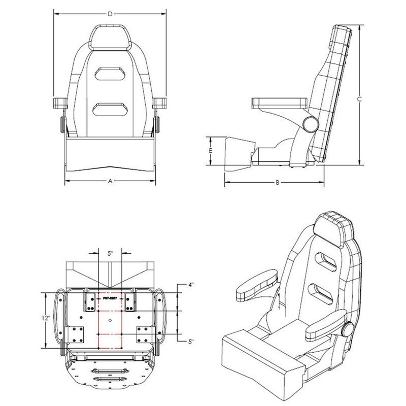 TACO Marine Open Water Sport Chair image number 5