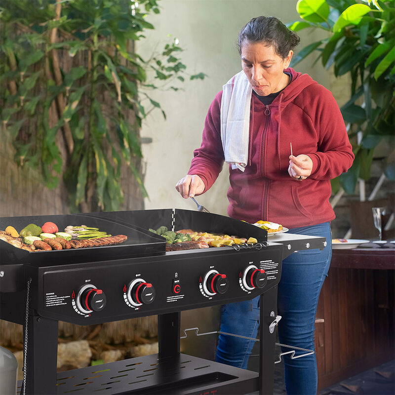 Royal Gourmet 4-Burner Gas Grill and Griddle Combo Package image number 3