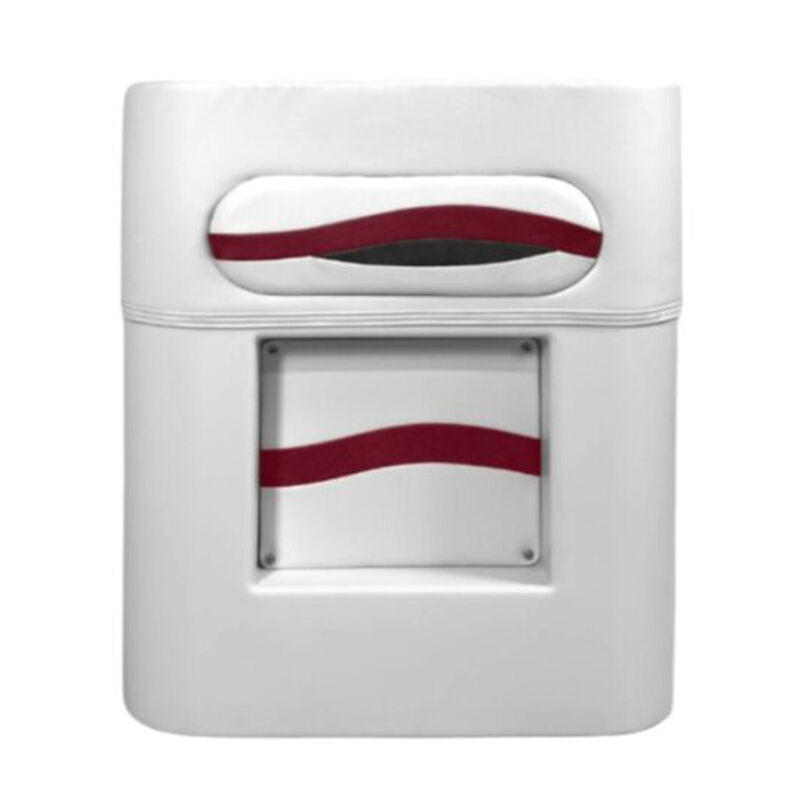 Horizon Manufacturing Elite Series Steering Console Helm - White/Red/Charcoal image number 2