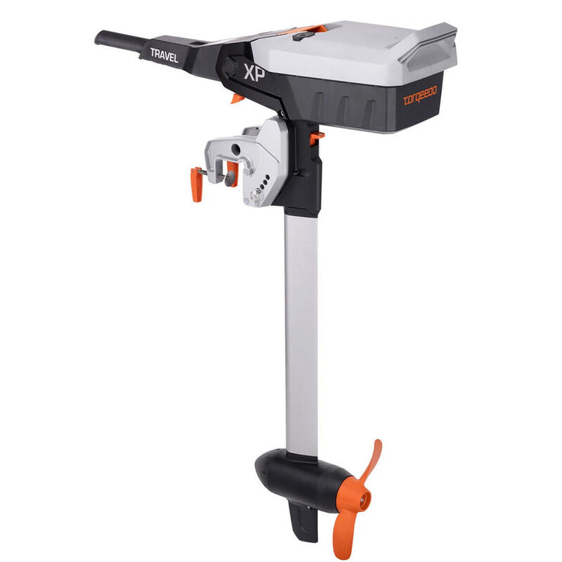 Torqeedo Travel XP L Electric Outboard Power Package, Long Shaft, Tiller Control, Travel XP Battery Sold Separate