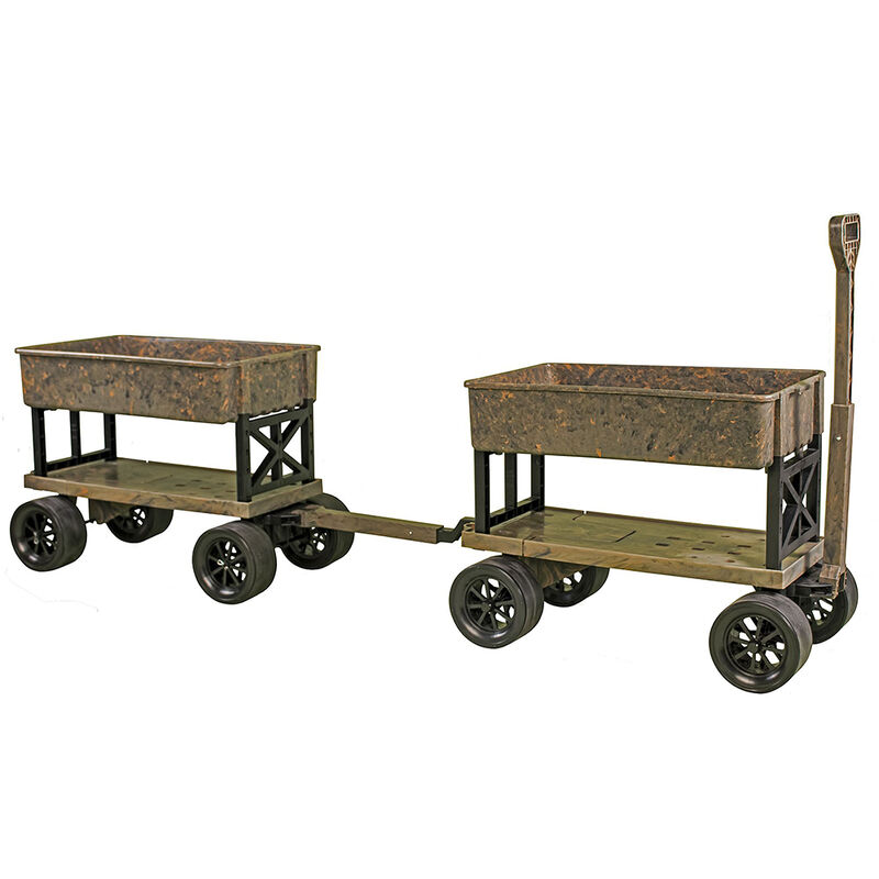 Mighty Max Cart Collapsible Utility Dolly Cart, Camo-Style Tub image number 2