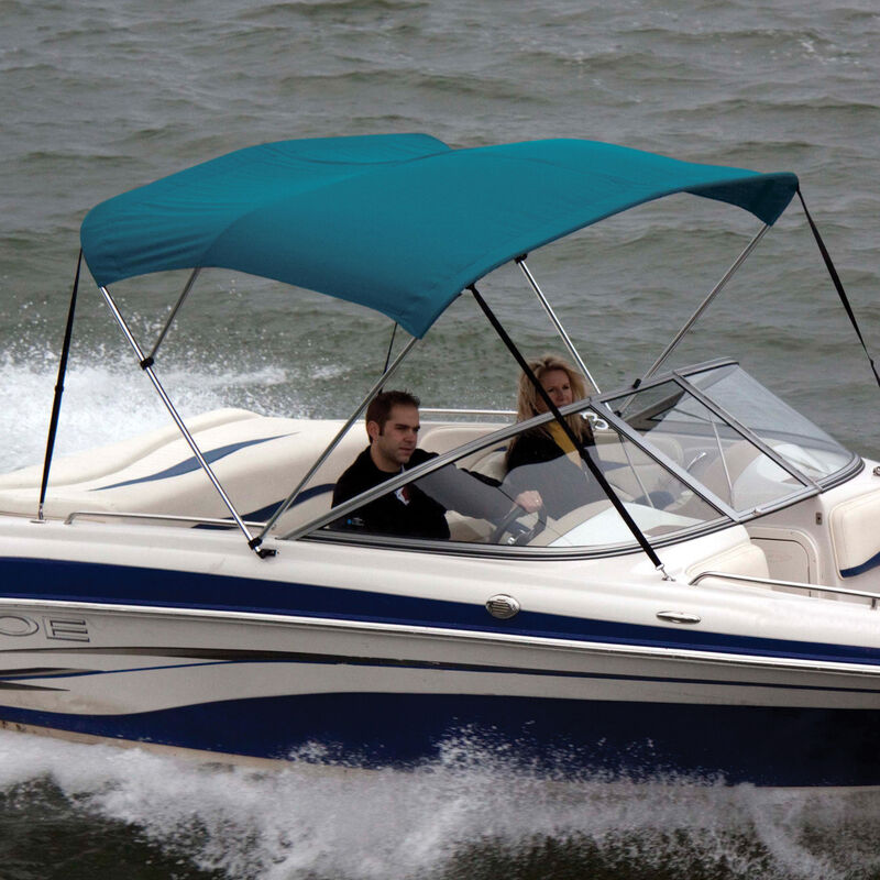 Shademate Bimini Top Polyester Fabric and Boot Only, 3-Bow 6'L, 36"H, 73"-78"W image number 8