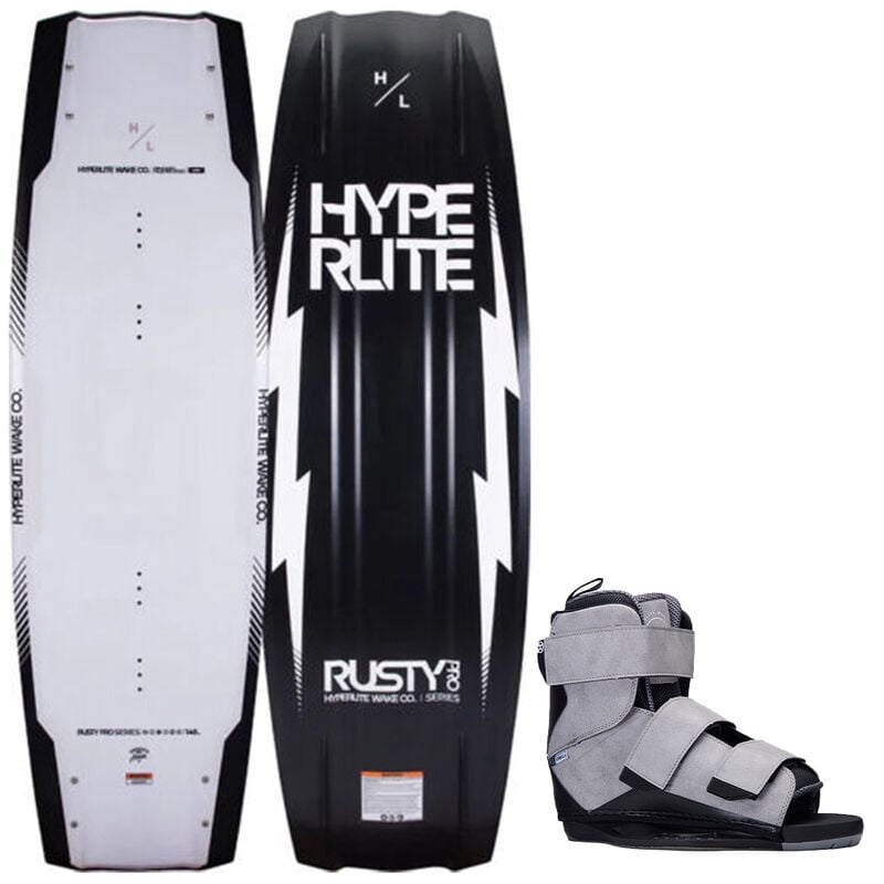 Hyperlite Rusty Pro Wakeboard with Formula Bindings image number 1
